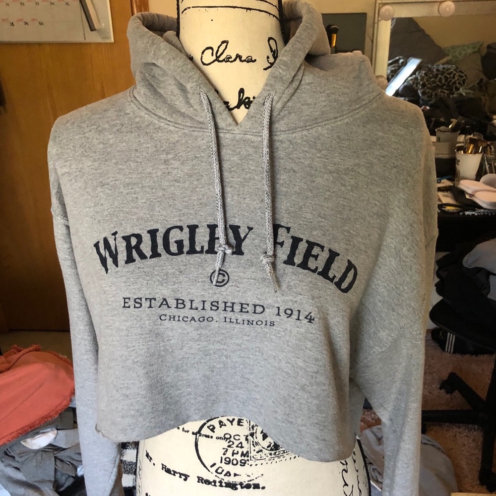 Wrigley Field Cropped Hoodie